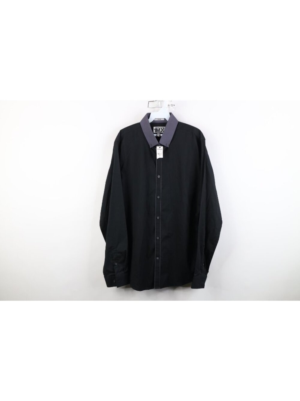 New Express 1MX Mens Large Limited Edition Fitted Collared Button Down Shirt